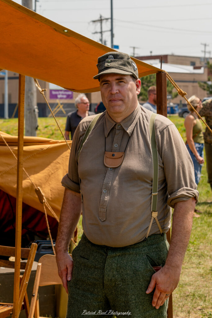 German WWII Reenactors – USS LST 393 Reenactment, June 7th, 2025